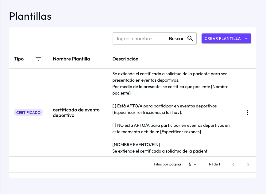 Cómo crear plantillas
